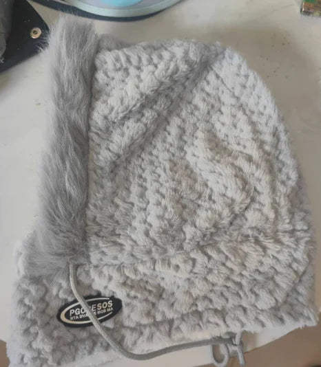 Winter Hat Scarf Mask Balaclava for Cold Weather Windproof Riding Cycling Fleece Ear Protection Warm Headwear Face Cover Outdoor