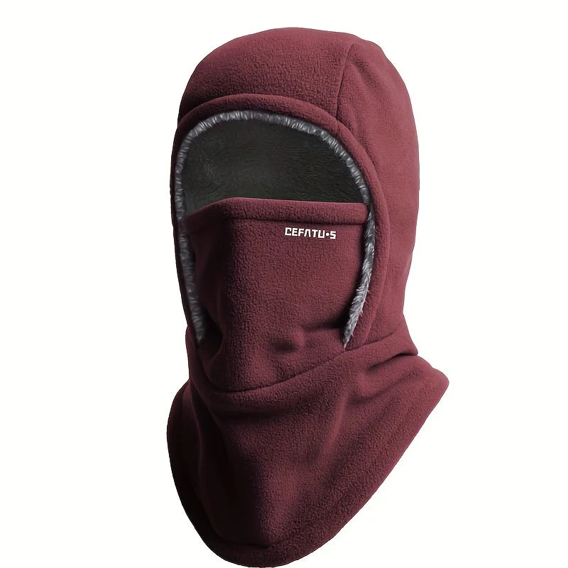 Men's and Women's Winter Warm One-piece Hat Scarf Face Mask and Ear Protection are Suitable for winter Cycling Skiing