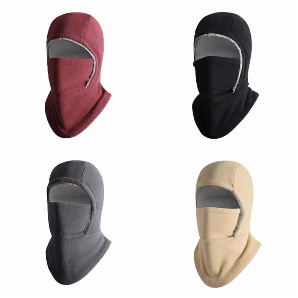 Neck Protection Balaclava Cycling Cap Fleece Thermal Warm Hat Mask Cold-proof Thicken Ski Windproof Cap Winter